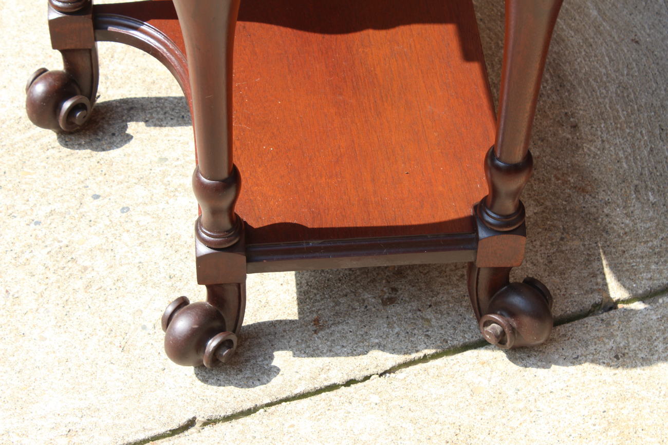 Vintage French Style Mahogany Console Table EBTH